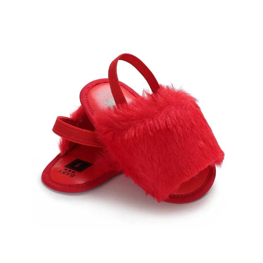 Fur Sandals
