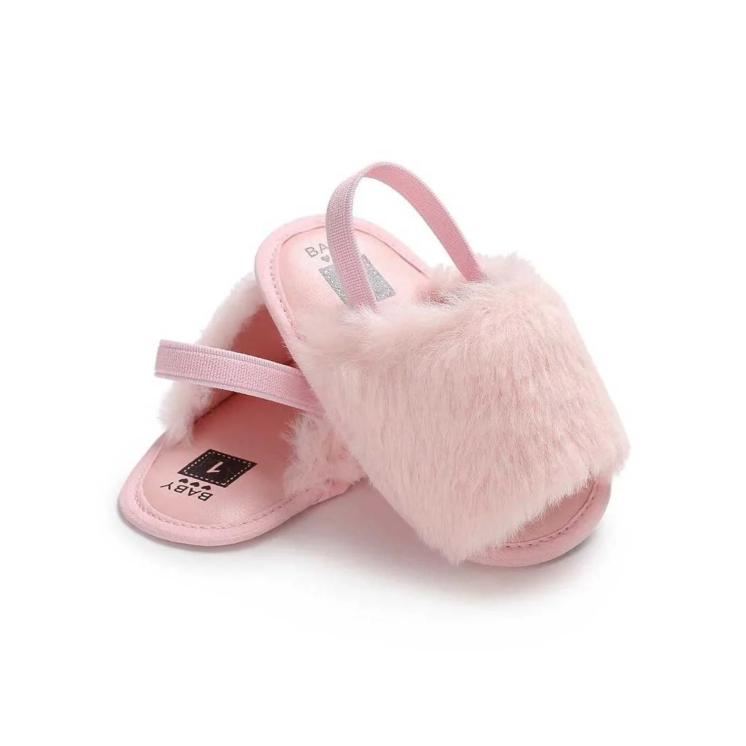 Fur Sandals