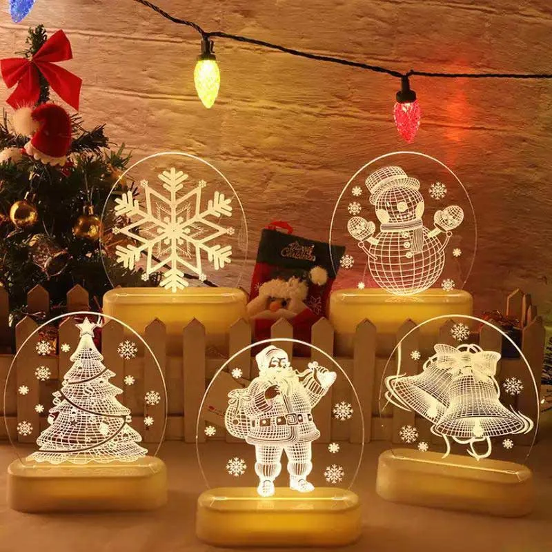 3D Christmas Night Light
