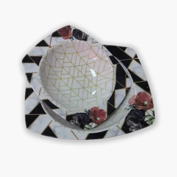 Squared Salad Plates Set