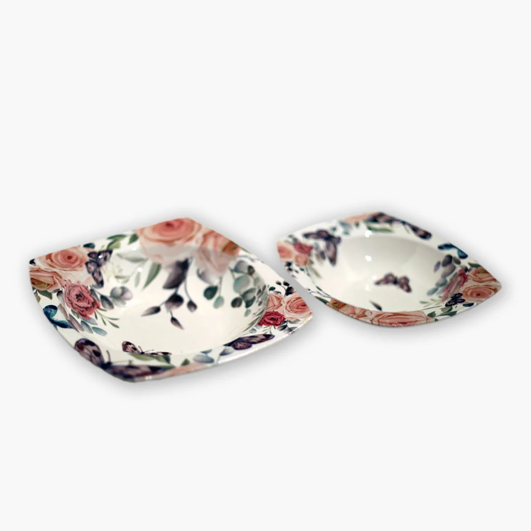 Squared Salad Plates Set
