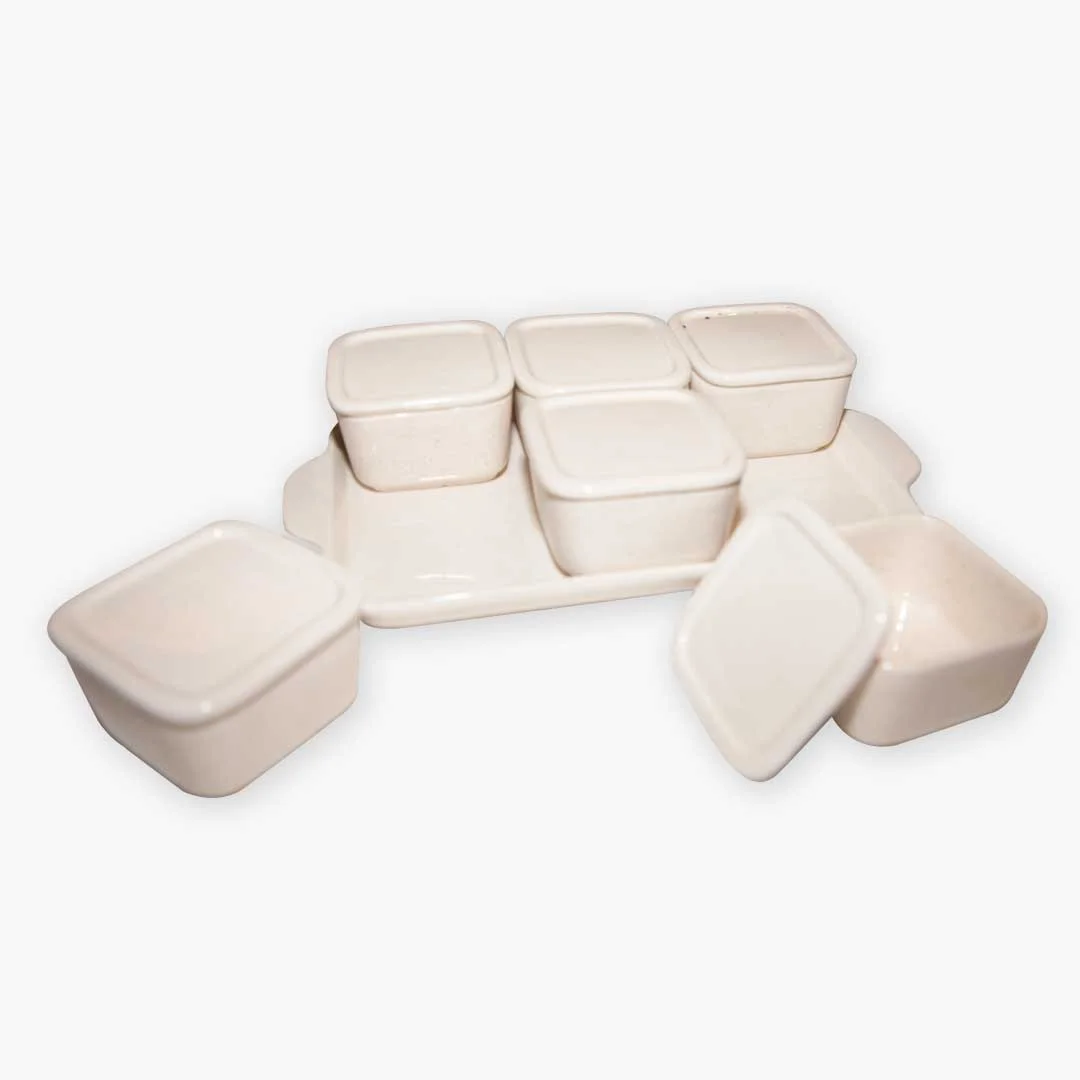 Snack Ceramic Jar Tray