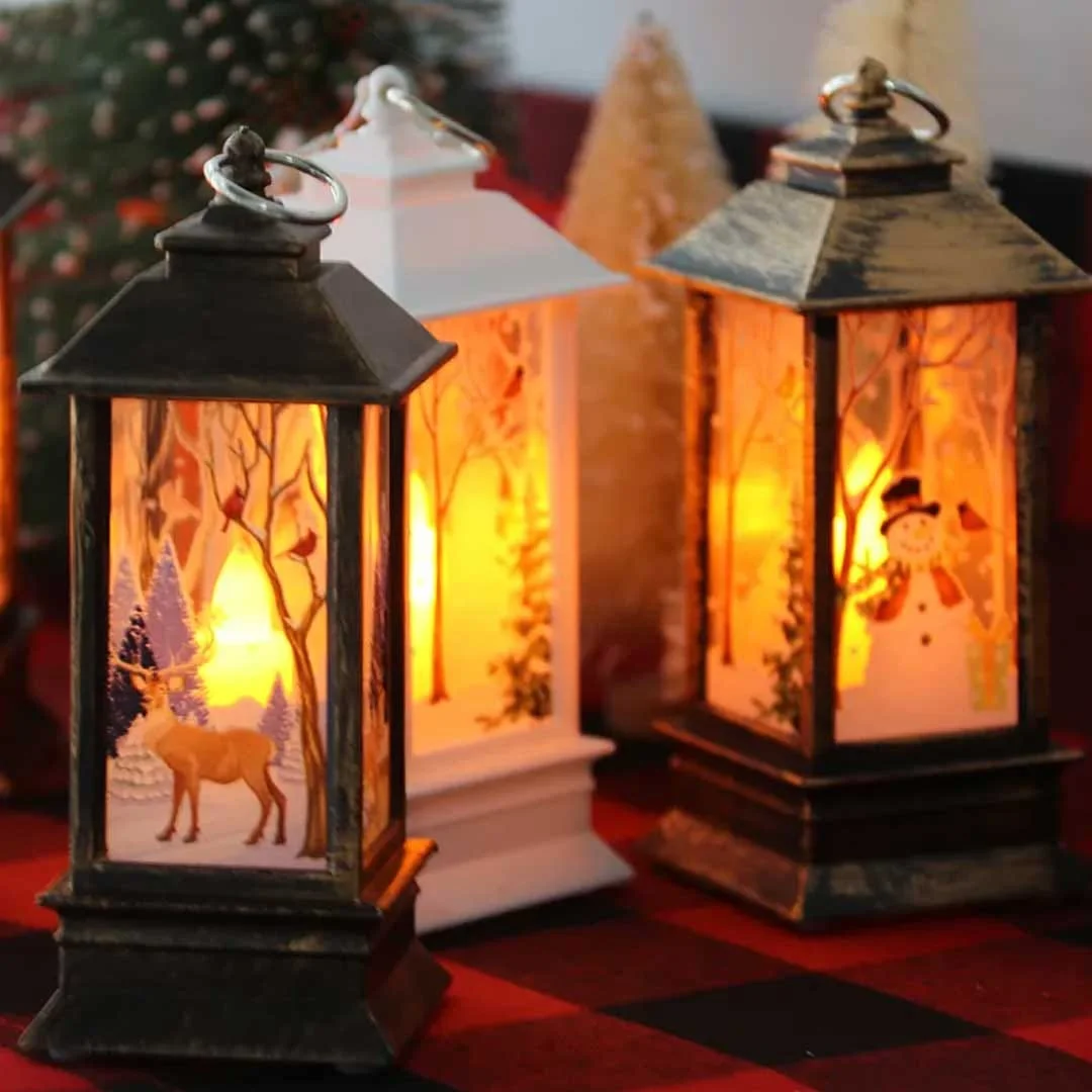 Christmas Mini Lanterns Set of 3