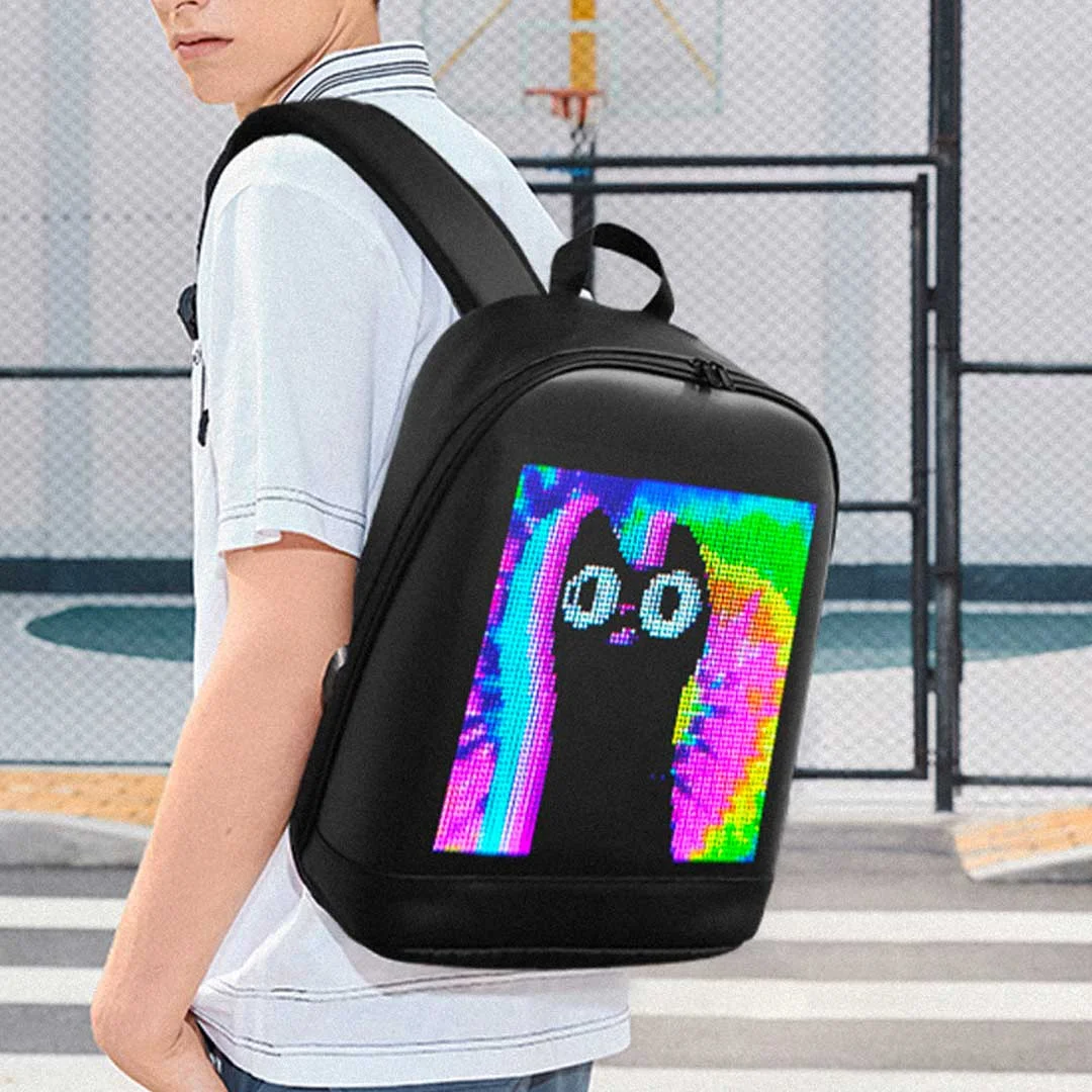 Led Screen APP Control Waterproof Backpack