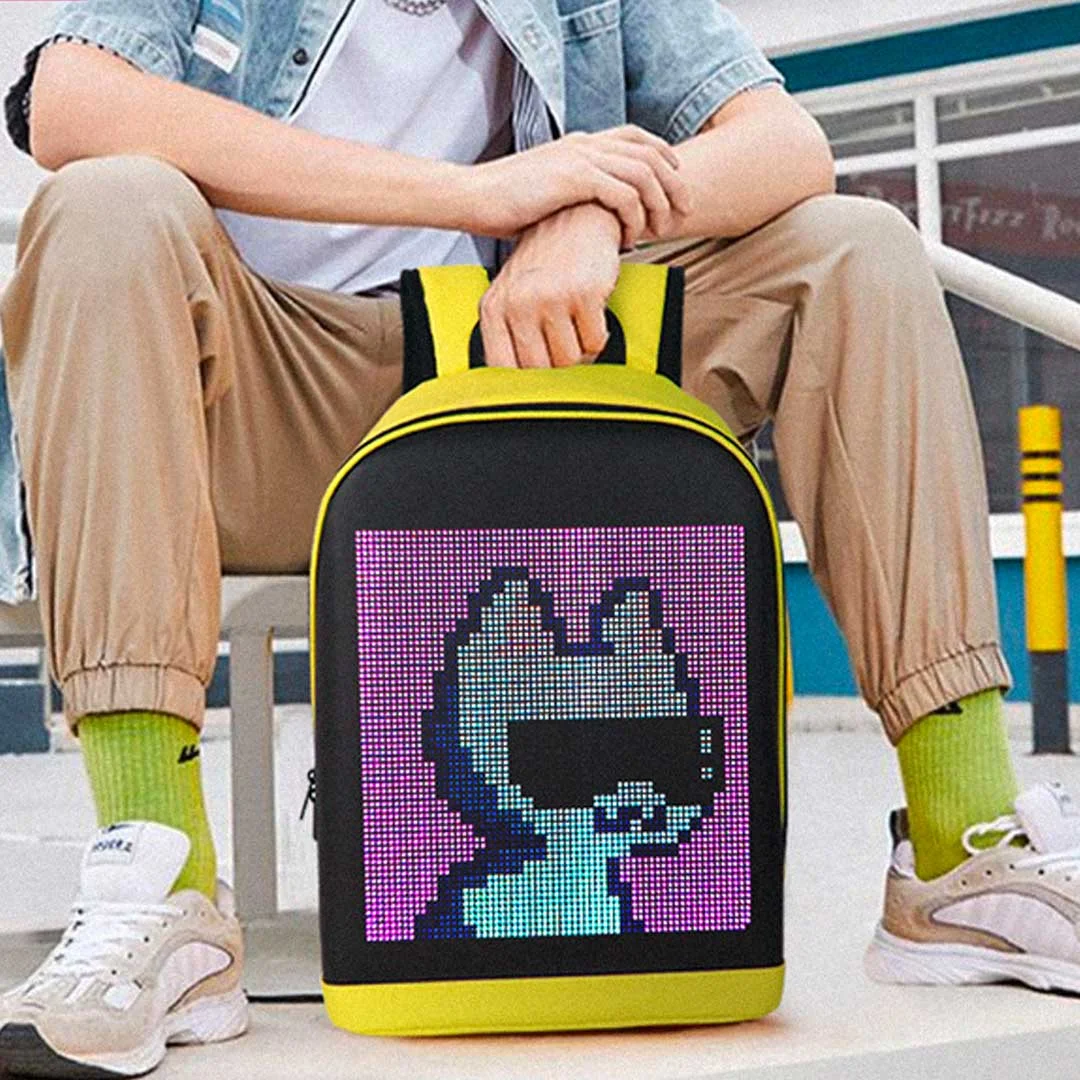 Led Screen APP Control Waterproof Backpack