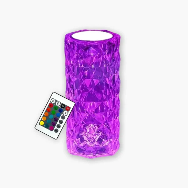 Rose Diamond Table Lamp (with RC)