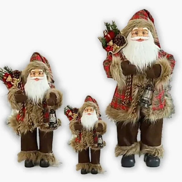 Santa Brown Figurines