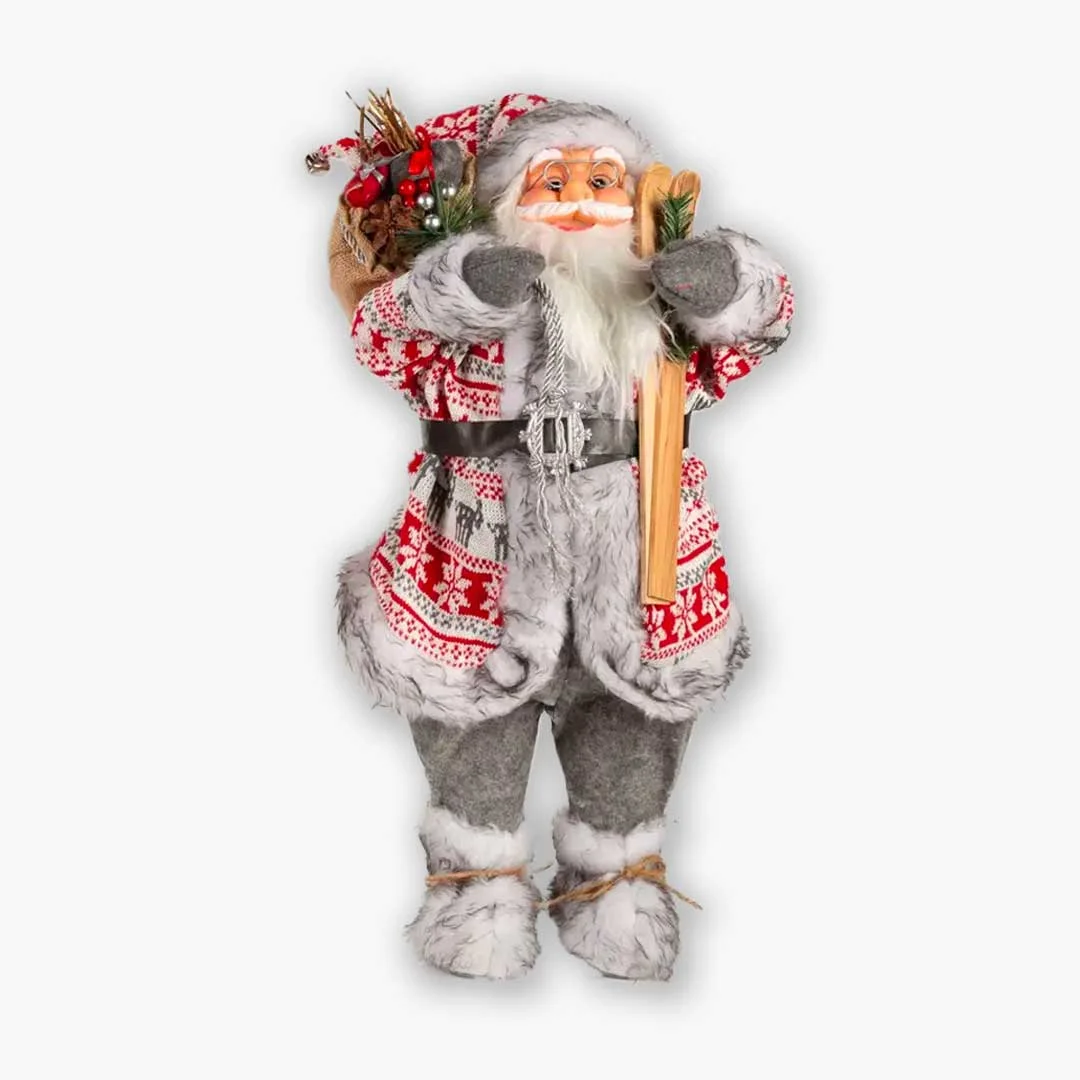Santa White Figurines