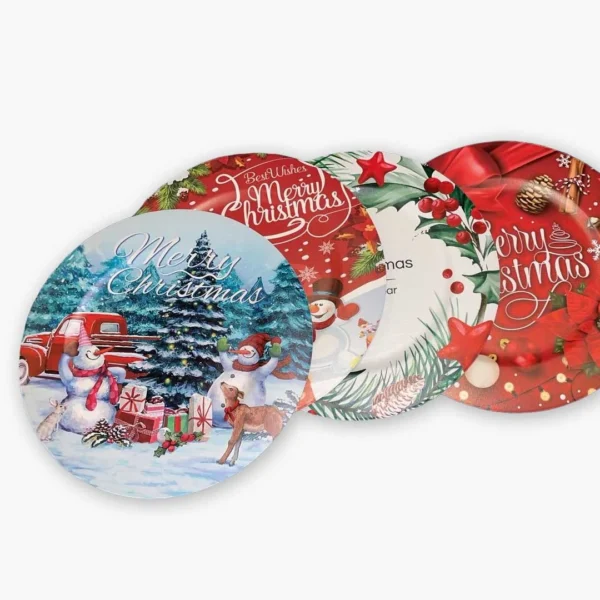 Christmas Service Plates (set of 4)