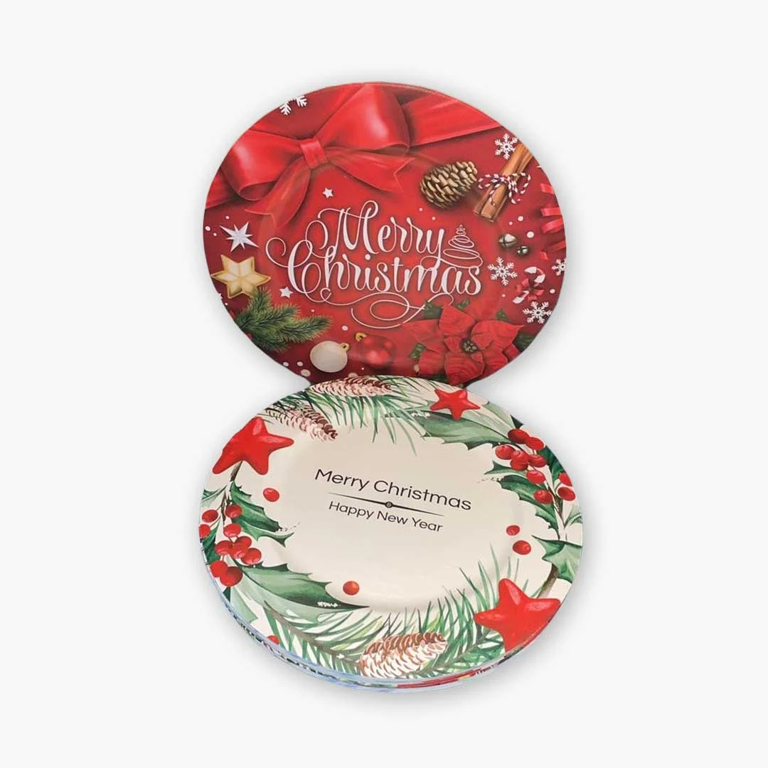 Christmas Service Plates (set of 4)