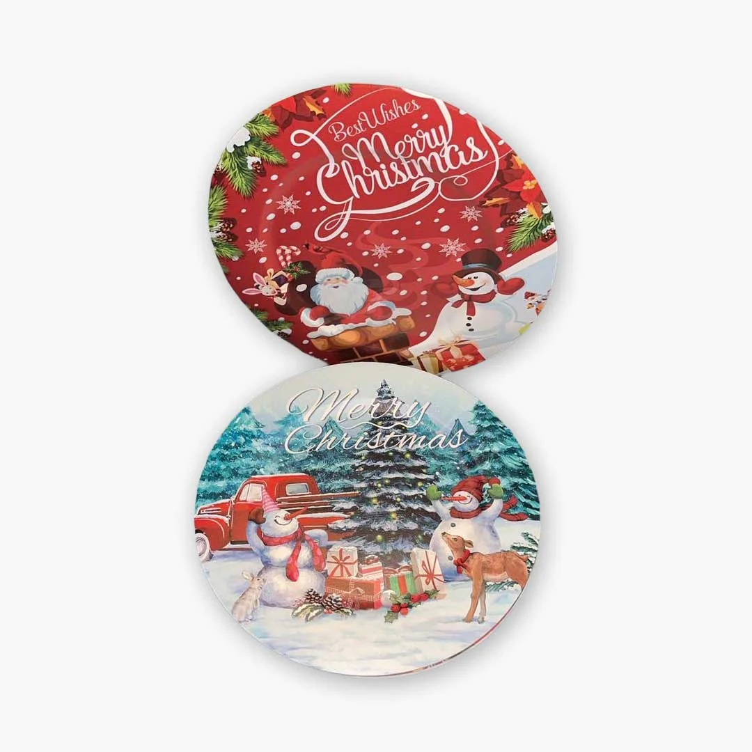 Christmas Service Plates (set of 4)