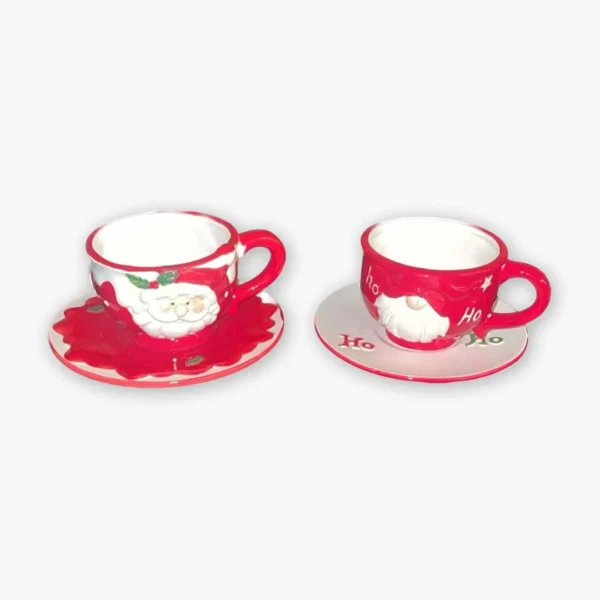 Christmas Tea Cups (set of 2)