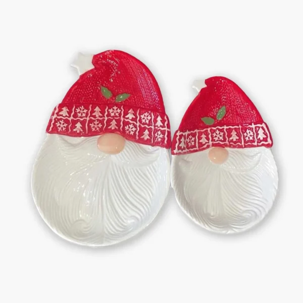 Santa's Hat Plates (Set of 2)