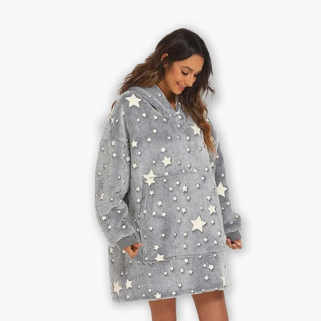 Gray Stars Arctic Hoodie