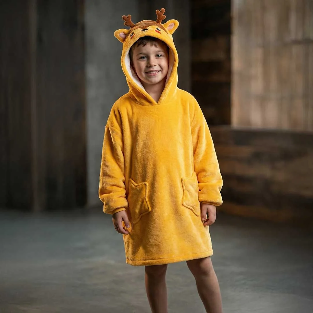 Yellow Deer Arctic Hoodie Junior