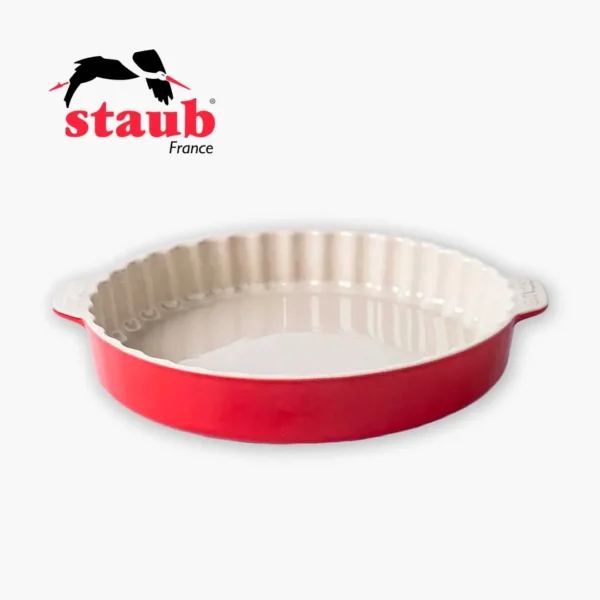 STAUB CERAMICS Round Fluted Pie Dish