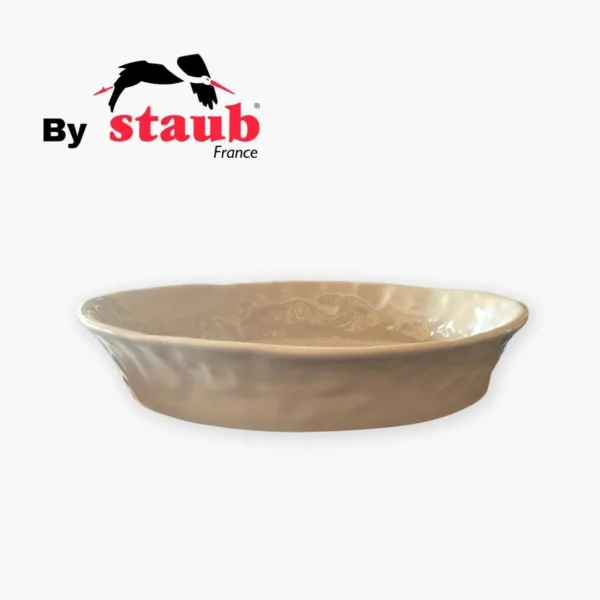 Organic Oval Gratin Dish by STAUB CERAMIC