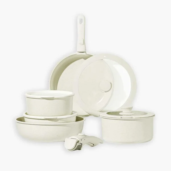 NonStickNestingCooking11pieceSet01 Non-Stick Nesting Cooking 11-piece Set