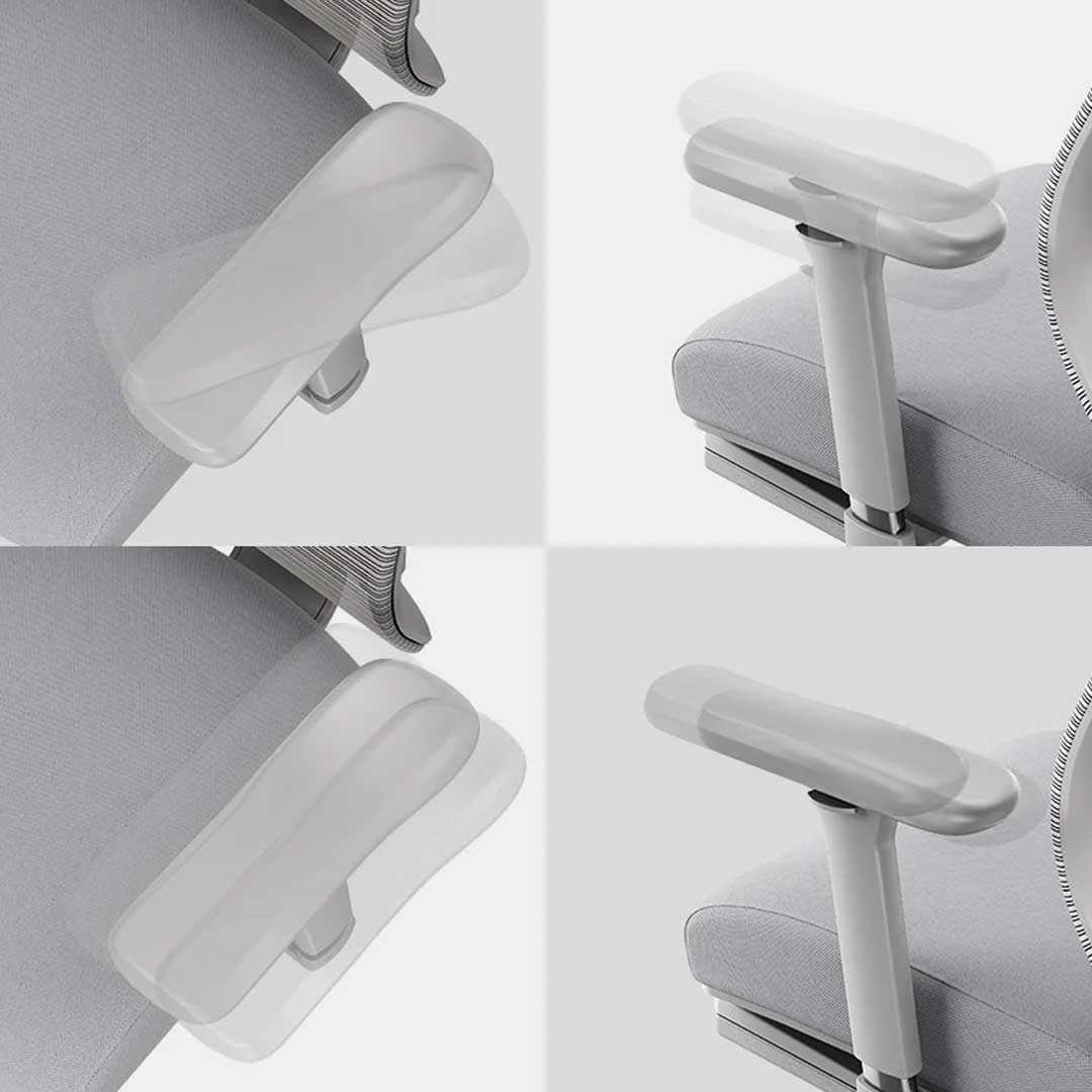 Multi-directional 4D Adjustable Armrests